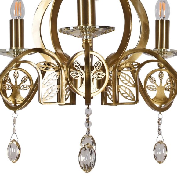 Подвесная люстра Lumien Hall Ауэрель 2031/5H-BRGD-CGN Подвесная люстра Lumien Hall Ауэрель 2031/5H-BRGD-CGN