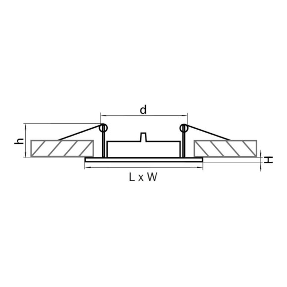 Встраиваемый светильник Lightstar Lega16 011945 Встраиваемый светильник Lightstar Lega16 011945