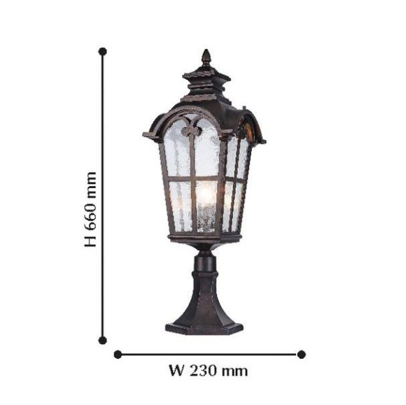 Уличный светильник Favourite Bristol 2036-1T Уличный светильник Favourite Bristol 2036-1T