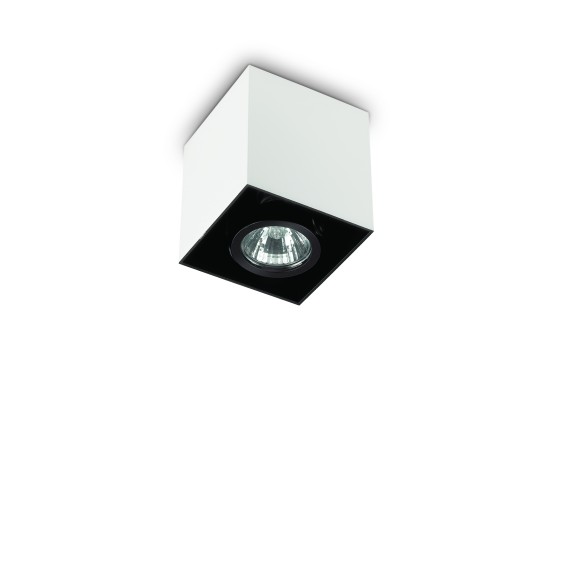 Потолочный светильник Ideal Lux Mood PL1 28Вт 640лм 3000К GU10 IP20 230В Белый/Черный Металл 140902