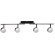 66731 Spotlight Funnel 4x6W Schwarzchrom/Chrom