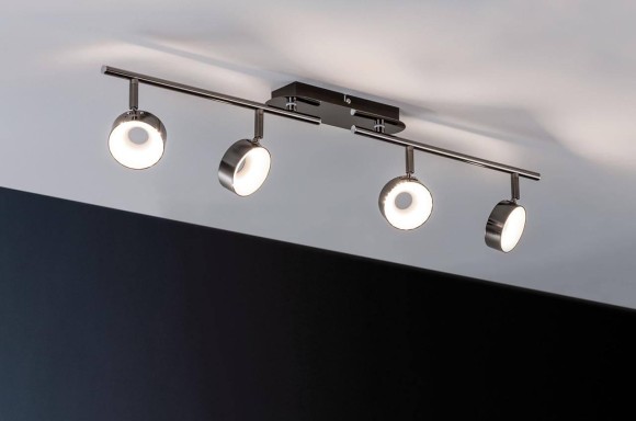 66731 Spotlight Funnel 4x6W Schwarzchrom/Chrom