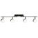 66731 Spotlight Funnel 4x6W Schwarzchrom/Chrom