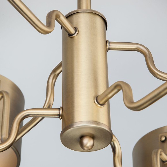 Люстра в стиле лофт бронзовая 293/6 Люстра в стиле лофт бронзовая 293/6