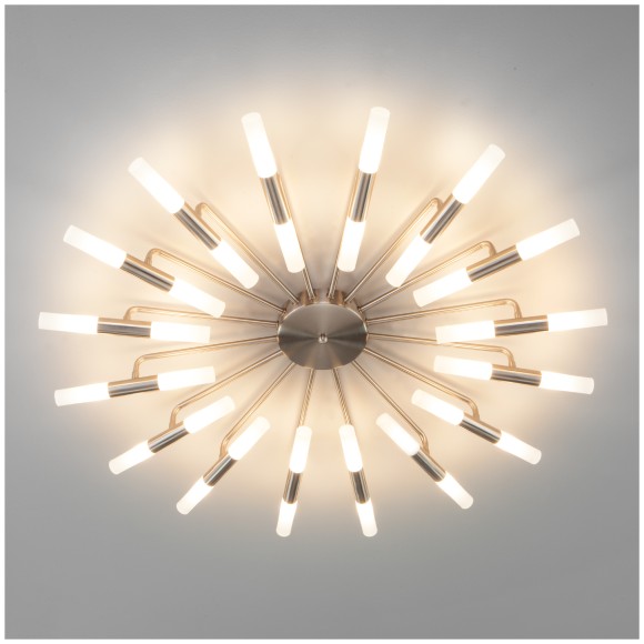 Потолочная люстра Умный дом Bogate's Bastone 348 никель