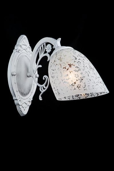 Бра в классическом стиле 70039/1 белый с серебром