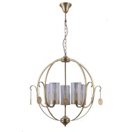 Подвесная люстра Lumien Hall Илис 3303/5H-AB-SNGD-CL Подвесная люстра Lumien Hall Илис 3303/5H-AB-SNGD-CL
