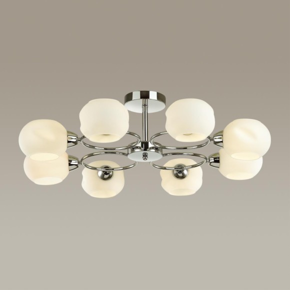 4548/8C COMFI LN21 063 хром, белый Люстра потолочная E14 8*40W 220V PENELOPA