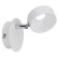 66732 Spotlight Funnel 1x6W Weiß matt/Chrom