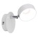 66732 Spotlight Funnel 1x6W Weiß matt/Chrom