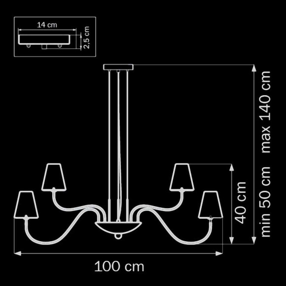 Подвесная люстра Lightstar Diafano 758164 Подвесная люстра Lightstar Diafano 758164