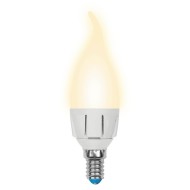 Лампа светодиодная диммируемая (UL-00004299) Uniel E14 7W 3000K матовая LED-CW37 7W/3000K/E14/FR/DIM PLP01WH Лампа светодиодная диммируемая (UL-00004299) Uniel E14 7W 3000K матовая LED-CW37 7W/3000K/E14/FR/DIM PLP01WH