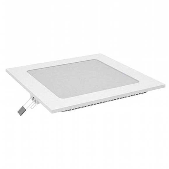 Светодиодный встраиваемый светильник Gauss ультратонкий квадратный IP20 6W 2700K 1/20
