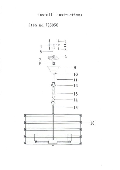 Люстра Epsilon 735050 Lightstar Инструкция