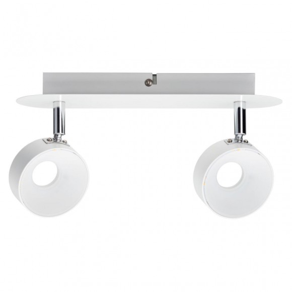 66733 Светильник Spotlight Funnel 2x6W Weiß matt/Chrom