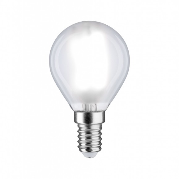 Филаментная лампа Paulmann Капля 5Вт 470лм 6500K E14 230В Белый матовый Дим. 28761