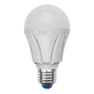 Лампа светодиодная (UL-00001527) E27 12W 4000K матовая LED-A60 12W/NW/E27/FR PLP01WH