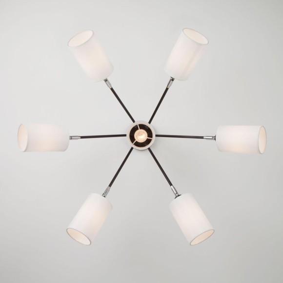 Люстра в стиле лофт с поворотными рожками 70072/7 белый Люстра в стиле лофт с поворотными рожками 70072/7 белый