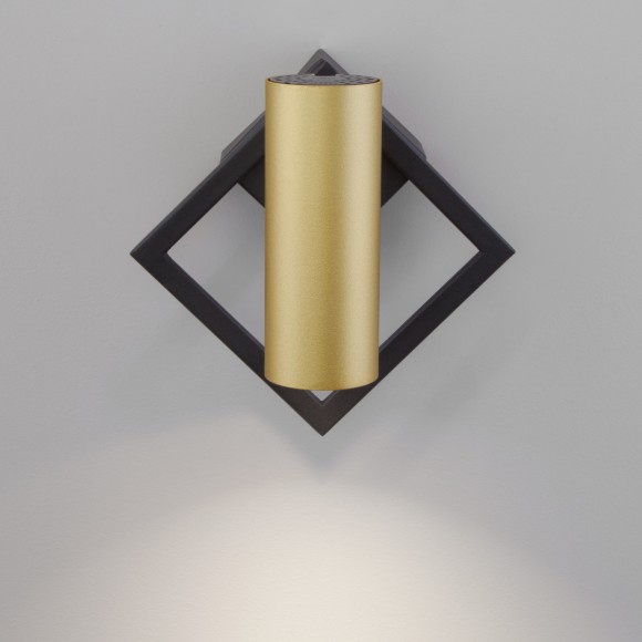 Настенный светодиодный светильник 20091/1 LED черный/ золото Настенный светодиодный светильник 20091/1 LED черный/ золото