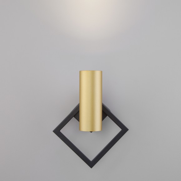 Настенный светодиодный светильник 20091/1 LED черный/ золото Настенный светодиодный светильник 20091/1 LED черный/ золото