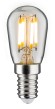 Лампа филаментная Paulmann Груша 2Вт 180лм 2700К Е14 230В Прозрачный 28473