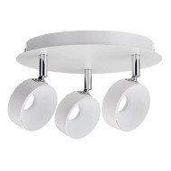 66734 Spotlight Funnel 3x6W Weiß matt /Chrom 66734 Spotlight Funnel 3x6W Weiß matt /Chrom