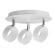 66734 Spotlight Funnel 3x6W Weiß matt /Chrom