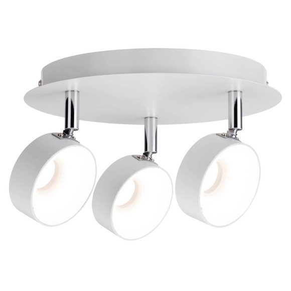 66734 Spotlight Funnel 3x6W Weiß matt /Chrom