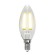 Лампа светодиодная (UL-00002196) E14 6W 3000K прозрачная LED-C35-6W/WW/E14/CL GLA01TR