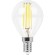 Лампа светодиодная филаментная Feron E14 9W 2700K Шар Прозрачная LB-509 38001