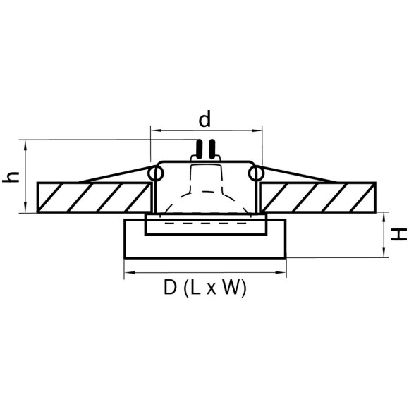 Светильник точечный встраиваемый декоративный Lightstar Lei mini 006136