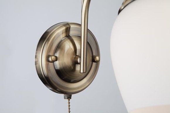 Бра с плафоном 30107/1 античная бронза