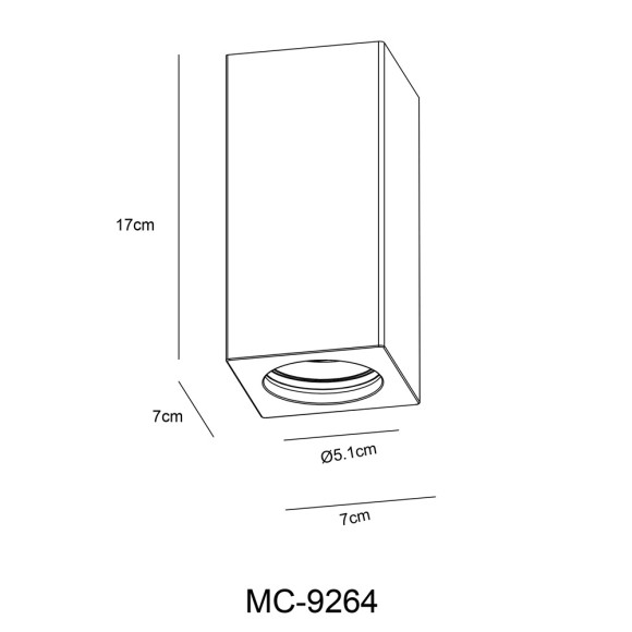 Светильник потолочный Tubo a9263pl-1wh Arte Lamp