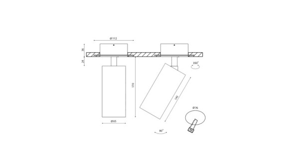 База встраиваемая SWG pro VL-M1-WH База встраиваемая SWG pro VL-M1-WH