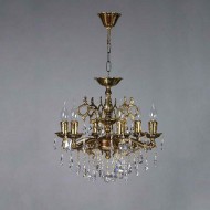 Подвесная люстра Ambiente Leon 2128/6 PB Tear Drop Подвесная люстра Ambiente Leon 2128/6 PB Tear Drop