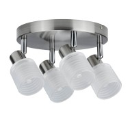 Светильник потолочный Paulmann Helix D220мм 4x2.2Вт 200Лм 2700К G9 IP20 230В Никель/Опал 60162 Светильник потолочный Paulmann Helix D220мм 4x2.2Вт 200Лм 2700К G9 IP20 230В Никель/Опал 60162