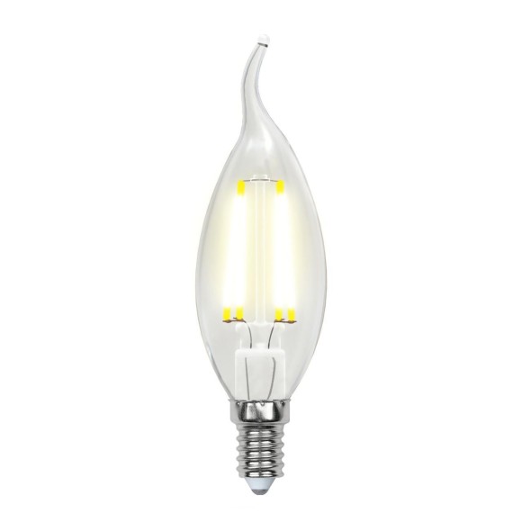 Лампа светодиодная (UL-00002199) E14 6W 3000K прозрачная LED-CW35-6W/WW/E14/CL GLA01TR