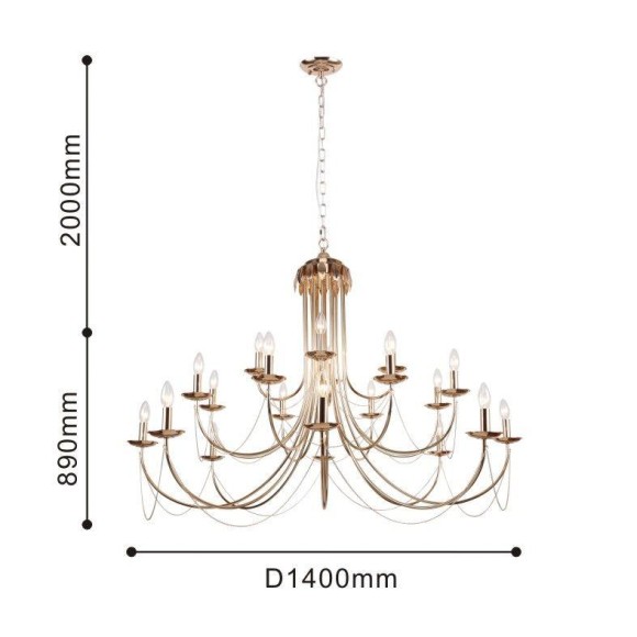 Подвесная люстра F-Promo Plini 2591-20P