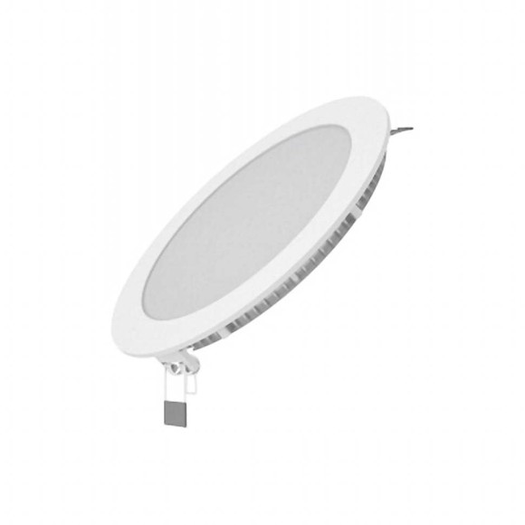 Светодиодный встраиваемый светильник Gauss ультратонкий круглый IP20 12W 2700K 1/20