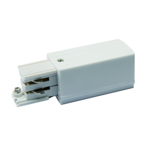 Ввод питания для шинопровода левый (09740) Uniel UBX-A02 Silver