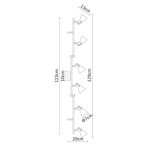 Светильник потолочный Gotto a9189pl-6gy Arte Lamp картинка 3