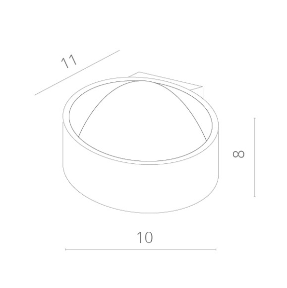 Подсветка декоративная Cerchio a1417ap-1wh Arte Lamp Подсветка декоративная Cerchio a1417ap-1wh Arte Lamp