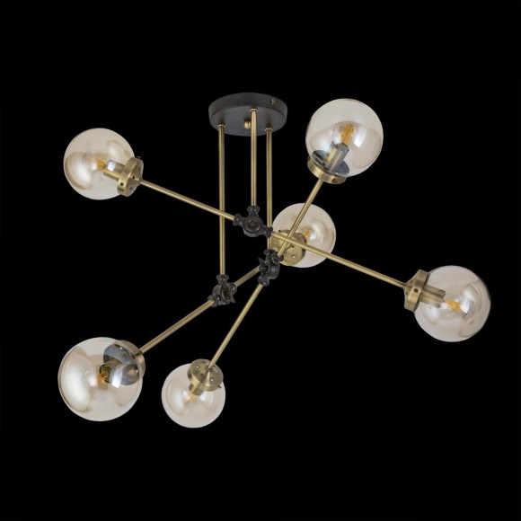 CL105165 Планета Черн+Дымч. Св-к Люстра CL105165 Планета Черн+Дымч. Св-к Люстра