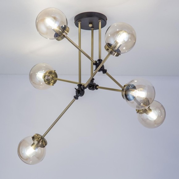 CL105165 Планета Черн+Дымч. Св-к Люстра CL105165 Планета Черн+Дымч. Св-к Люстра