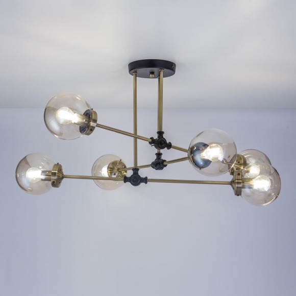 CL105165 Планета Черн+Дымч. Св-к Люстра CL105165 Планета Черн+Дымч. Св-к Люстра