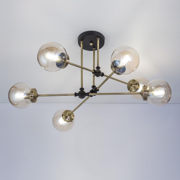 CL105165 Планета Черн+Дымч. Св-к Люстра CL105165 Планета Черн+Дымч. Св-к Люстра