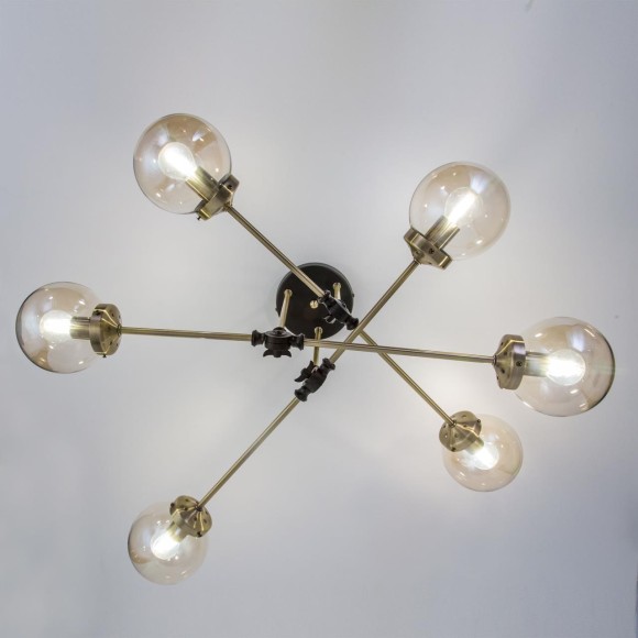 CL105165 Планета Черн+Дымч. Св-к Люстра CL105165 Планета Черн+Дымч. Св-к Люстра