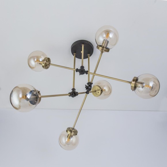 CL105165 Планета Черн+Дымч. Св-к Люстра CL105165 Планета Черн+Дымч. Св-к Люстра