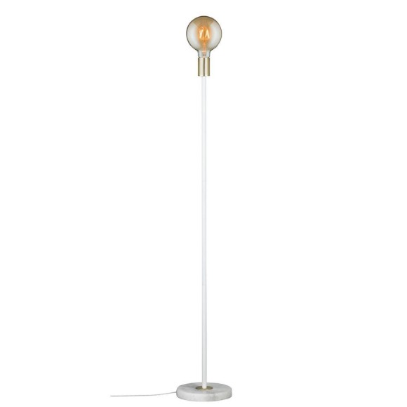 Торшер Paulmann Neordic Nordin H120 макс.20Вт E27 Белый/Золото Мрамор/Металл Без ламп Выкл. 79615