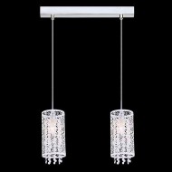 Подвесной светильник с хрусталем 1181/2 хром